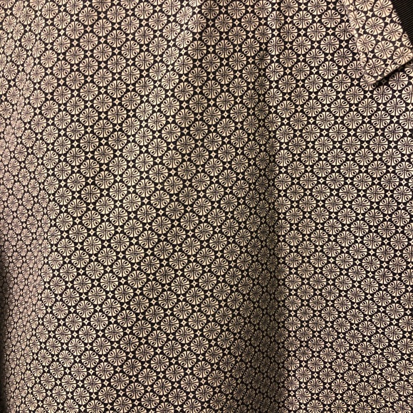 Zara formal wear cotton print tuxedo shirt - Picture 3 of 3